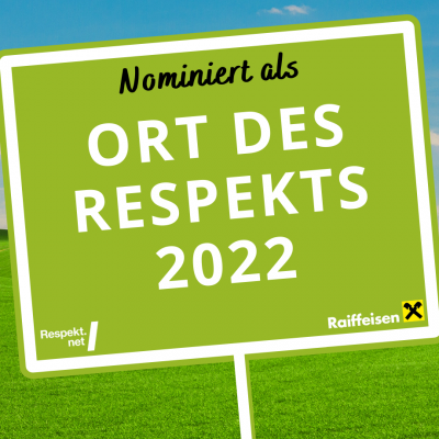 Nominierung als Ort des Respekts 2022